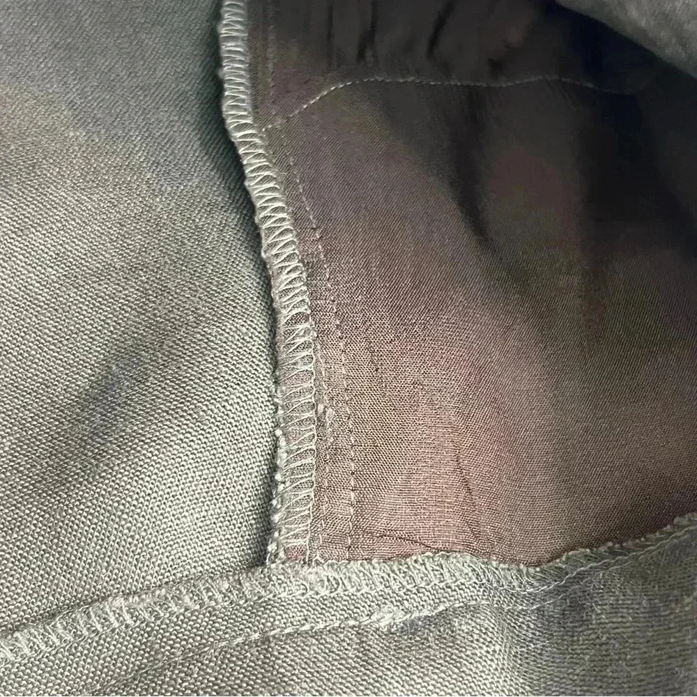 Tyler Böe 100% Linen Skirt‎ Front Slit Pockets Sz 14
